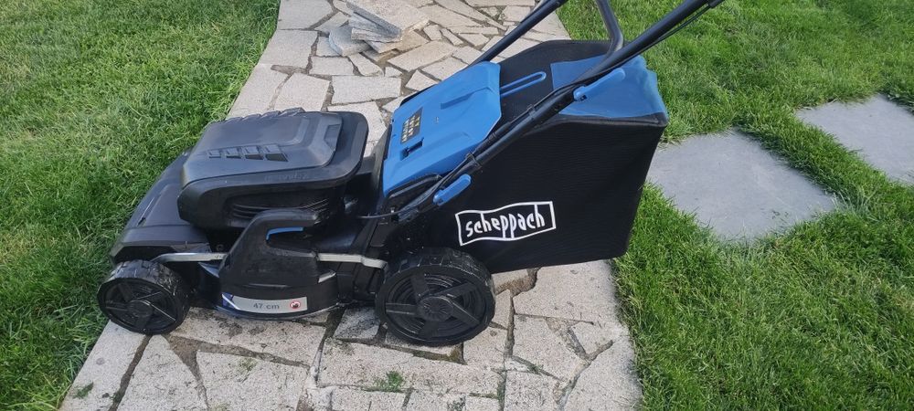 Самоходна Косачка за трева на батерии Scheppach MP470-X