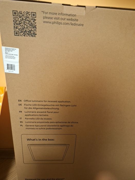 Philips - LED Панел  LEDINAIRE /34W/230V 60x60, 4000 K