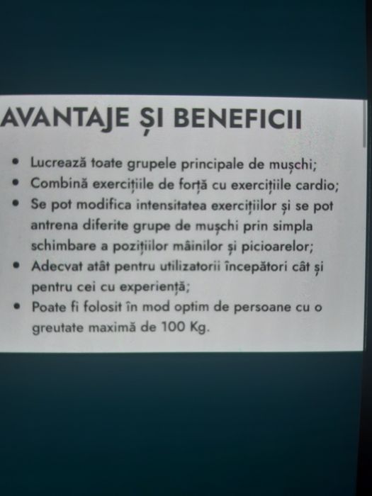 Aparat gimnastica  450 lei nou