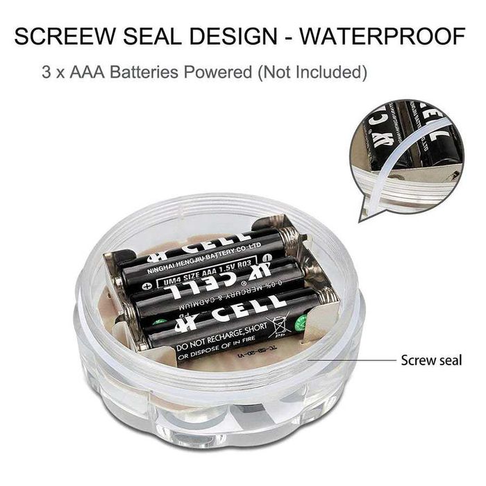 P68 Водоустойчиви многоцветни потопяеми LED светлини