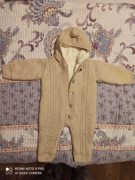 Комбенизон вязаный детский