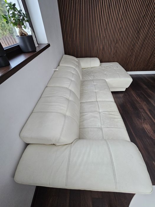 Colțar piele ecologică crem