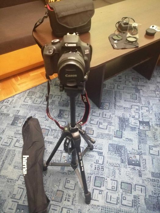 Комплект CANON EOS 4000D + чанта + статив + SD карта + 2 ND филтъра