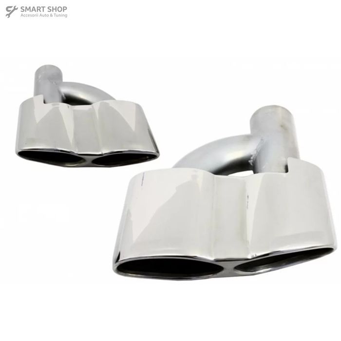 Bara Spate cu Ornamente de evacuare Mercedes S-Class W221 (2005-2011)