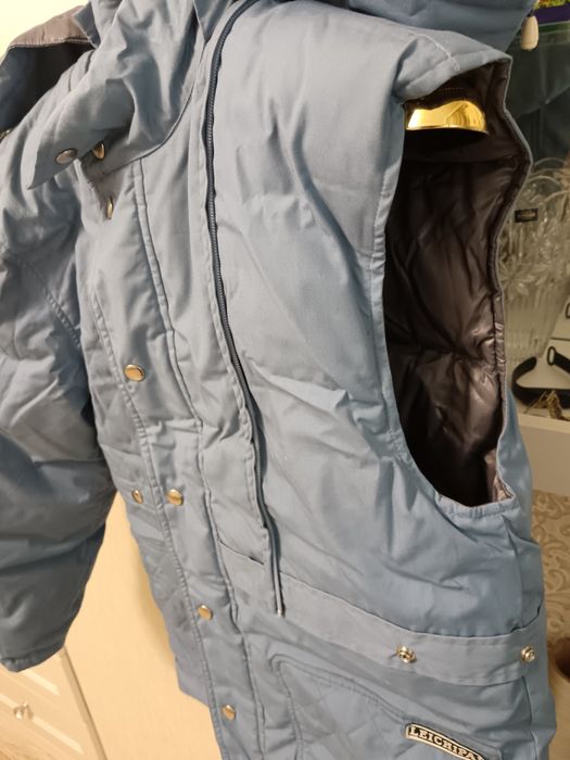 Пуховик двусторонний 46р