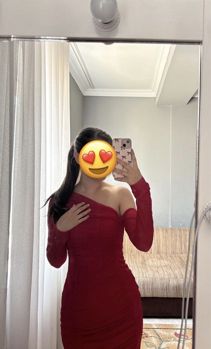 Платье Красный вечерний