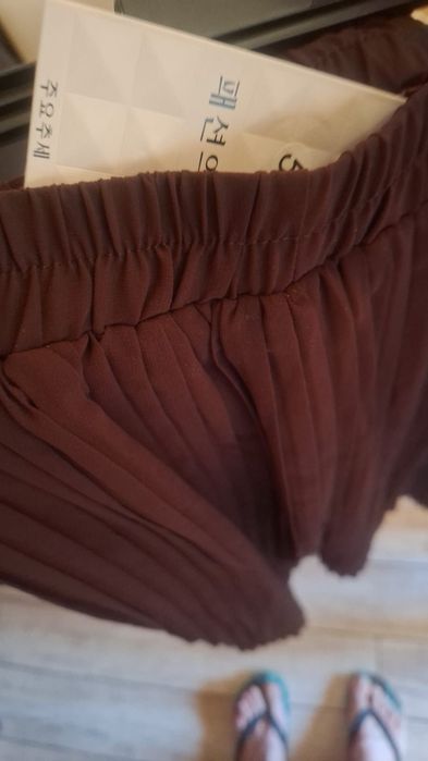 Fustă pantalon maro