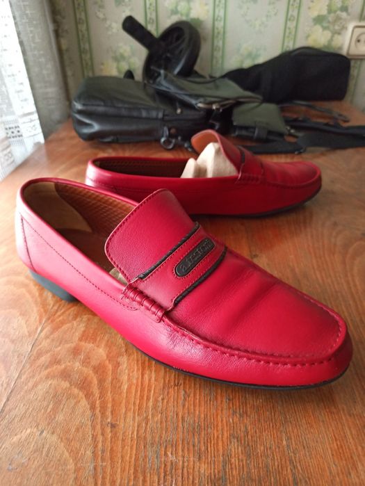 Макасины фирмы тестони Италия оригинал кожаные