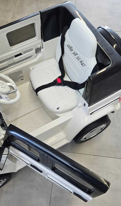 ТОП ЦЕНА!НОВО!Акумулаторен джип MERCEDES EQG с 12Vбатерия,МЕКИ гуми