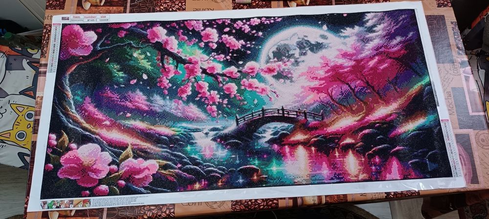 Tablou făcut cu diamante