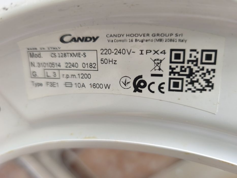Пералня Candy модел2022г.