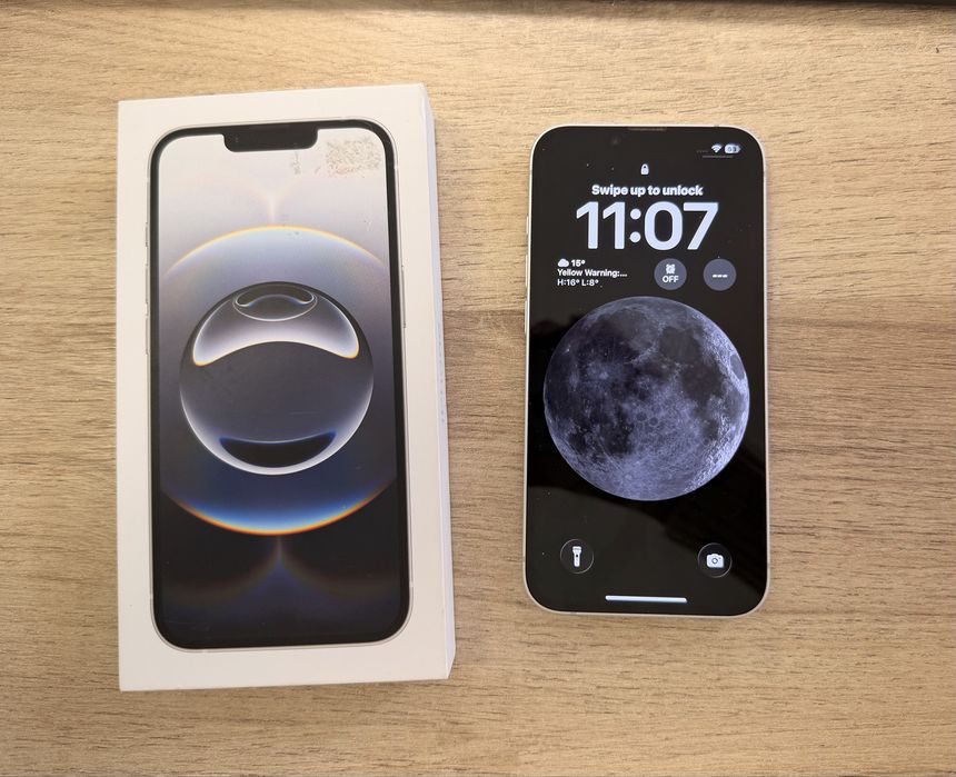 iPhone 16e 256GB White – Отлично състояние, като нов