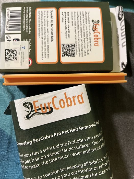 FurCobra Pro - Dispozitiv îndepărtare păr animale de pe suprafete