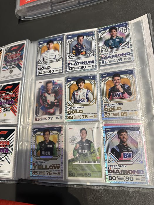Topps F1 24 класьор колекторски карти.
