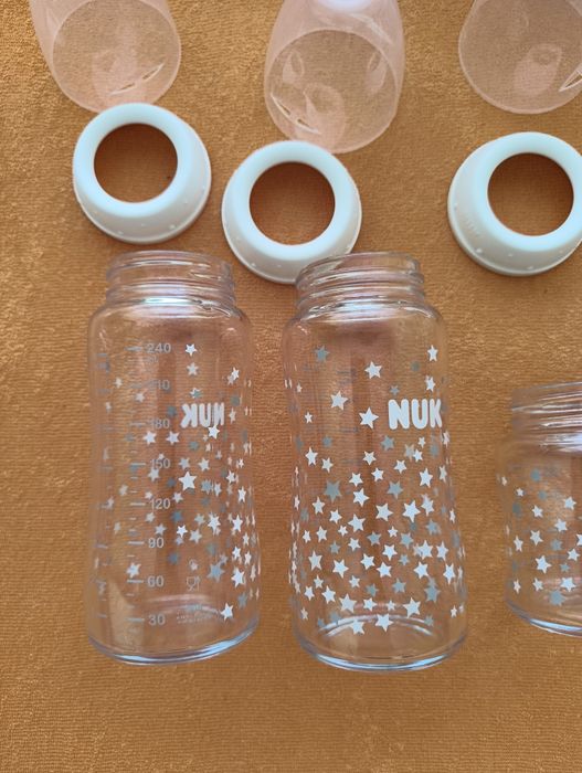 Стъклени шишета NUK First Choice+ 240ml