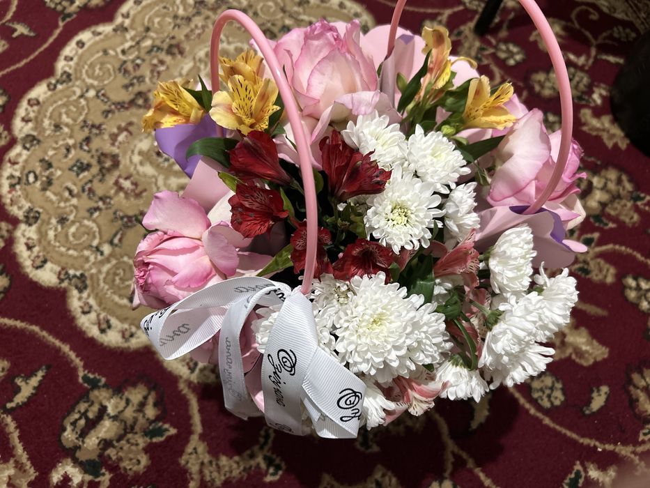 Цветы.Получила сегодня.Алматы