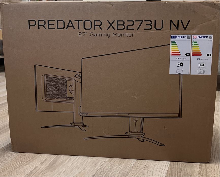 Monitor 2k Acer Predator/170Hz/boxe integrate si RGB pe spate.