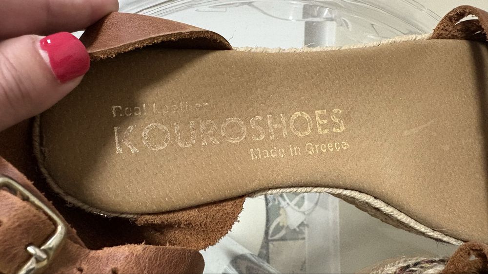 Сандали естествена кожа