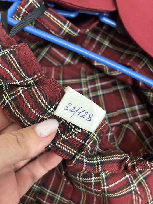 Школьная форма на девочку (синяя и бордо)