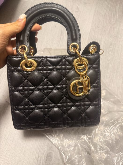 Gentuta Dior negru cu auriu