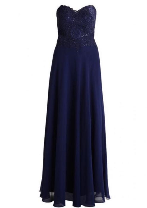 Rochie Lunga Navy,  masura M, impecabila, noua, eticheta