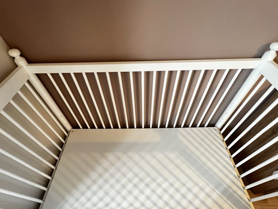 Дървено бебешко легло с люлка Azaria Mondo 60*120