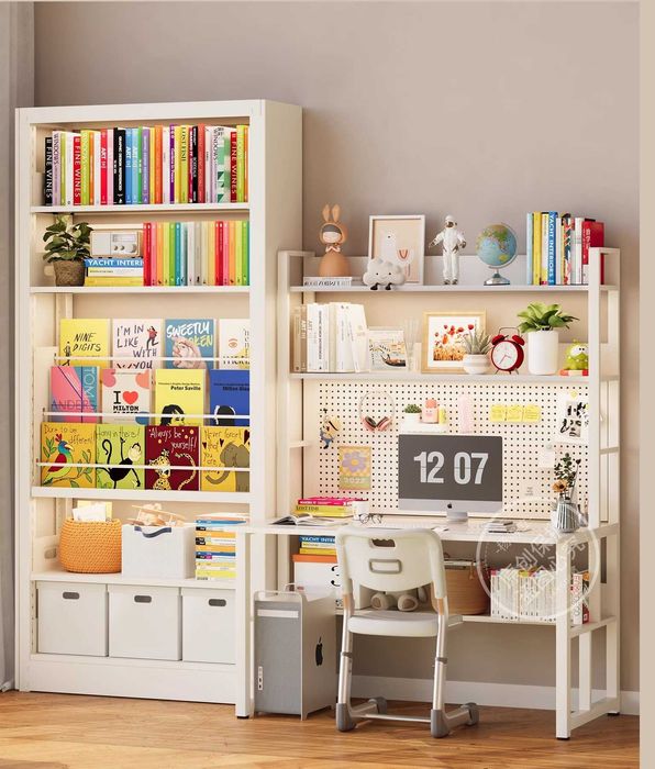 Металлический книжный стеллаж/Metall kitob javoni