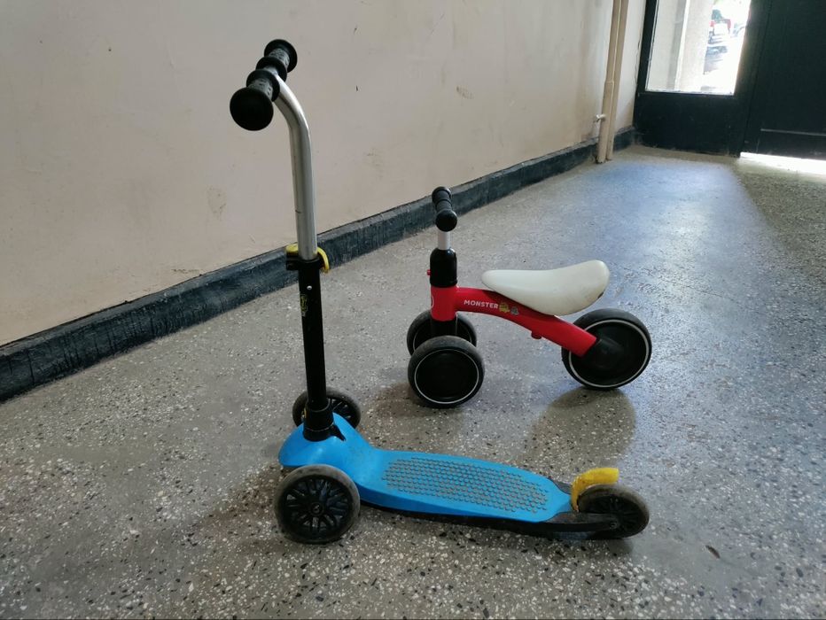 Тротинетка и баланс колело