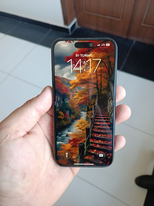 iPhone 15 Pro, Blue Titanium, 128GB 86 % 1 -qol telefon