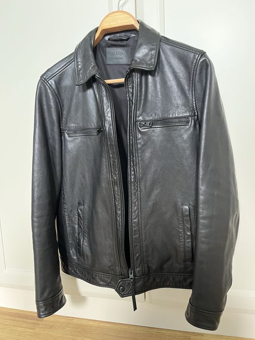 Geaca Piele AllSaints, Negru, M