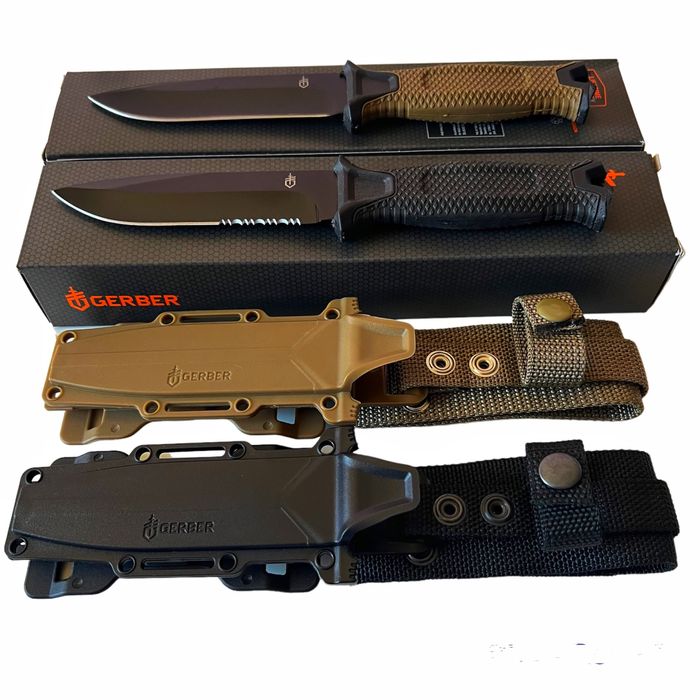 ловен нож тактически за оцеляване военен GERBER комбинирано острие