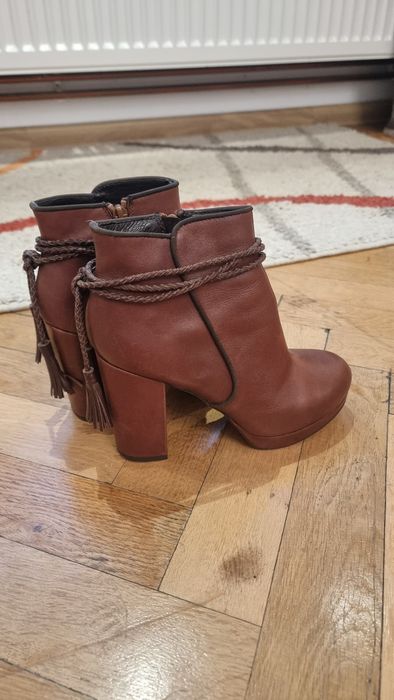 Botine damă din piele naturala 36