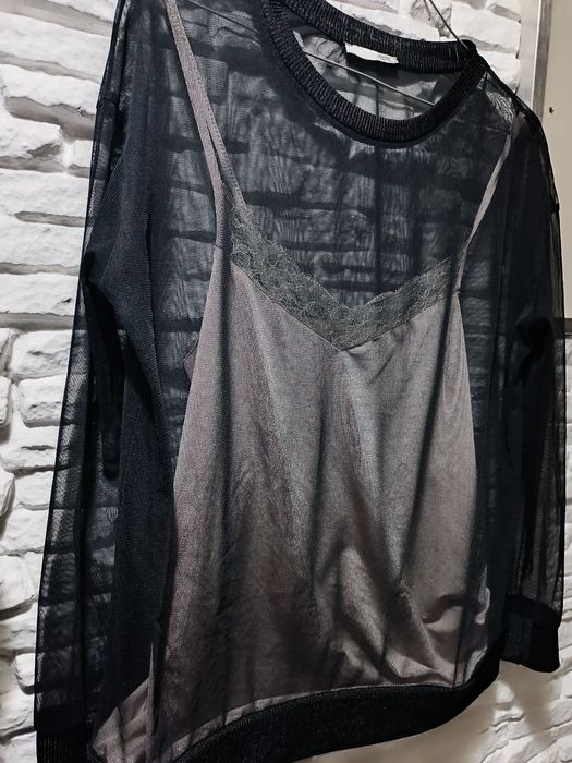 Zara -тюл,блуза за празниците!