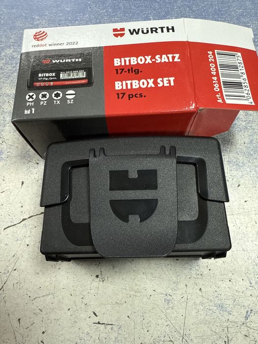 Wurth Bitbox-satz  17tlg. Битове 16 броя плюс удължител Промоция