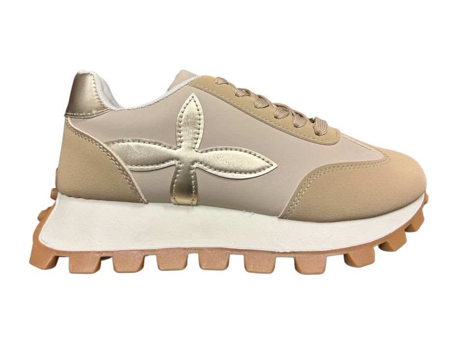 Дамски маратонки с грайферна платформа  -761