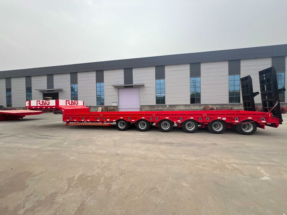 Специальный прицеп для перевозки экскаваторов