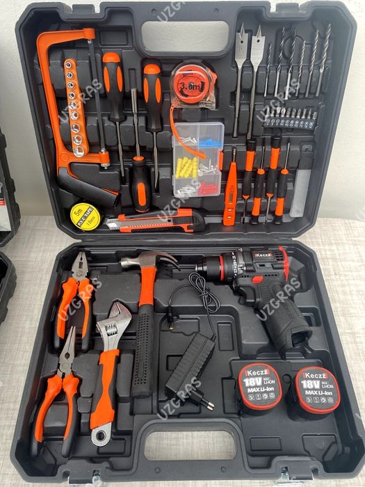 Бепул доставка дрель шуруповерт 54 предмет большой набор Makita новый