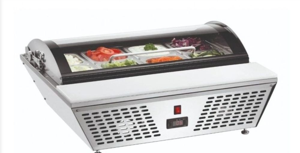 Хладилна салатена витрина настолна Чисто нова