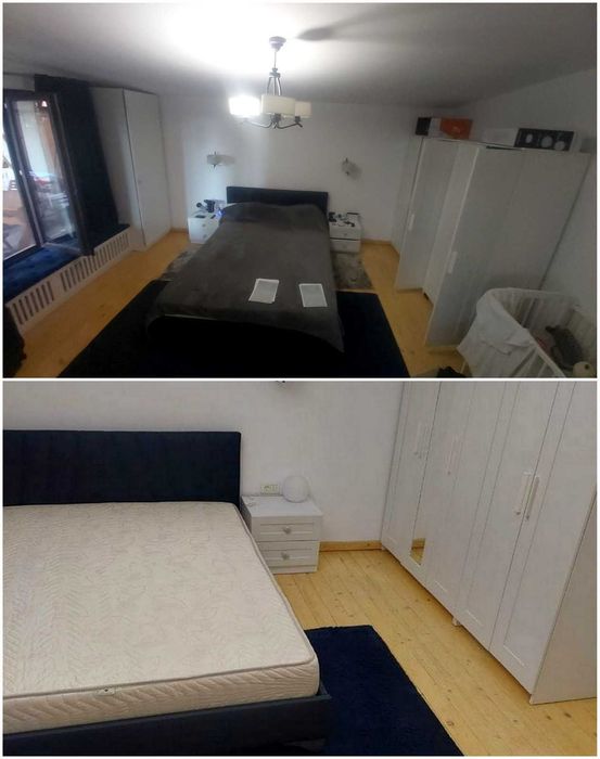 Apart 3 cam. curte proprie, mobilat și utilat. Foișor, loc de parcare.