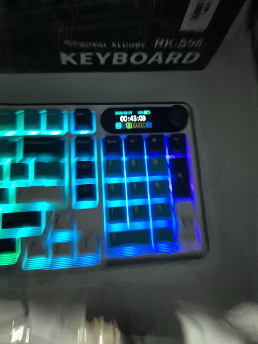 Tastatura Royal Kludge S98 Verde Turcoaz Pale Green Switch