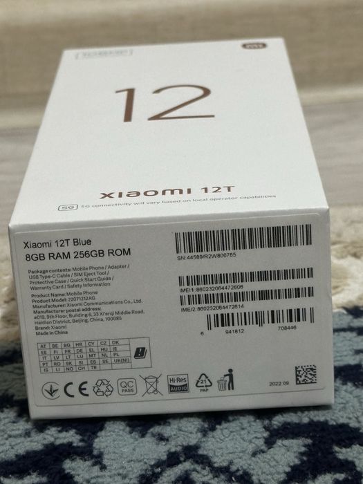 Xiaomi 12T 8/256 Гб