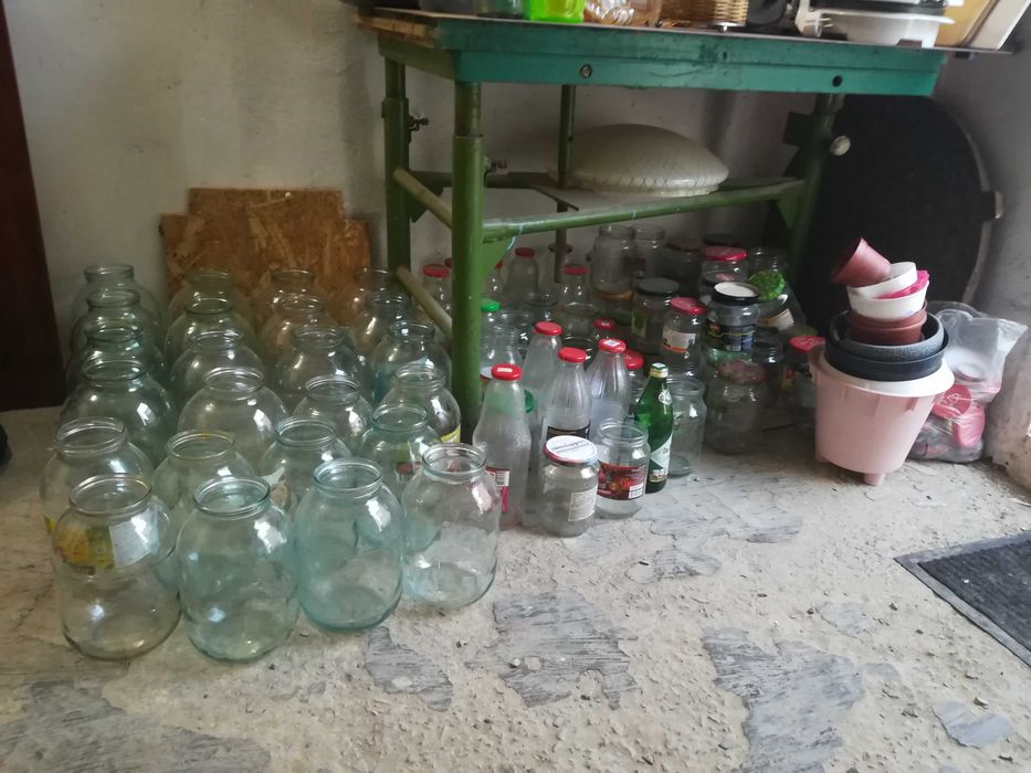 Банки стекляные разные