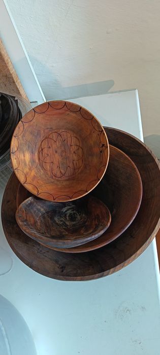 Деревянная посуда давних времён.