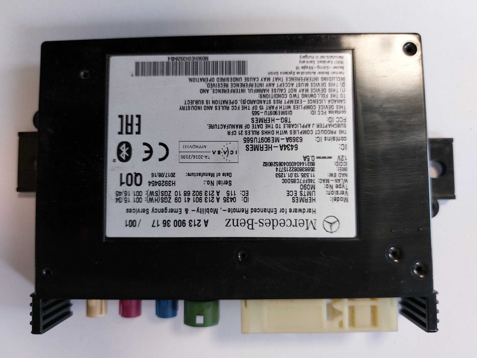 Модул за управление на комуникации/Bluetooth Mercedes W213 Е220d 2017