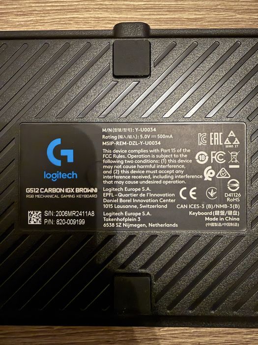 Tastatura Logitech G512 Carbon Brown Switch