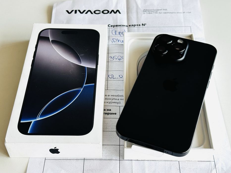 Iphone 16 Pro Max 256GB 99% Батерия! 1 Година гаранция