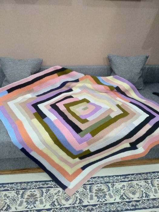 Вязаный плед и пледы "IKEA"