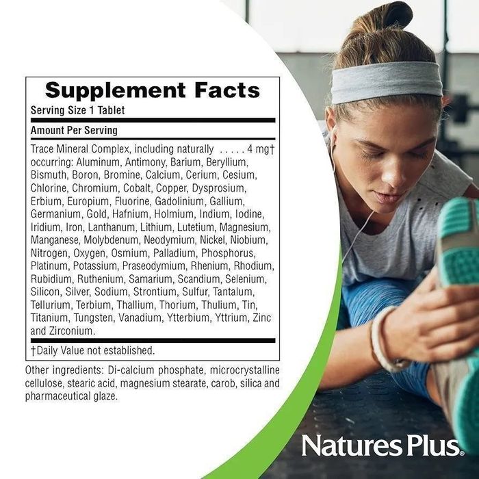 NaturesPlus Trace-Mins Минералы 80 таб Мультимикроэлементы