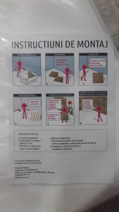 Tavan fals decorativ,polistiren extrudat,modern,alb,50x50x0.4 cm,Nou!