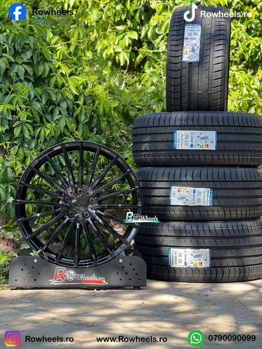 Jante Roti Mercedes 20 R20 Model spitat R20 W222 W221 W212 W204 W205 CLS W212 W222 W213 GLE GLC W223 W214 cu anvelope vara sau iarna inclus 245/275 sau alte dimensiuni recomandate de producator